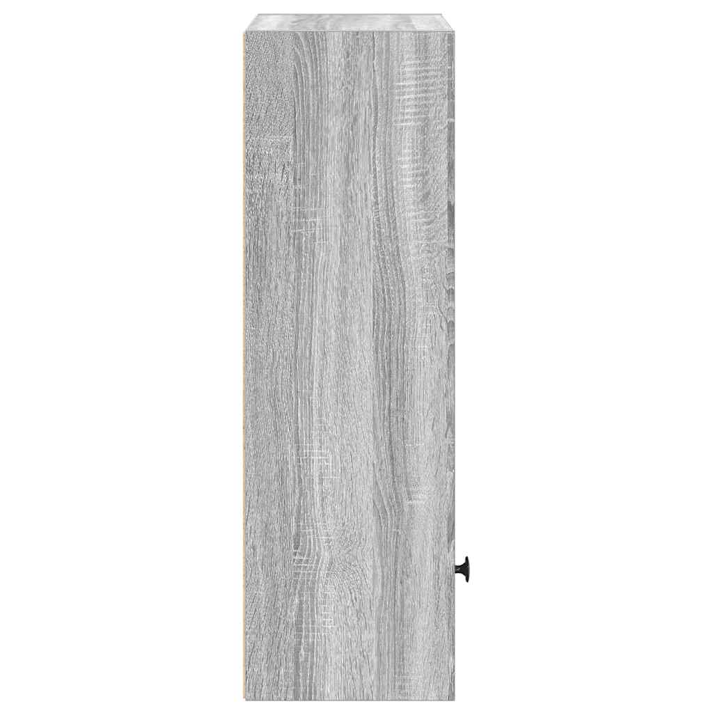 Libreria Grigio Sonoma 31x24x77 cm in Legno Multistrato | homemem39