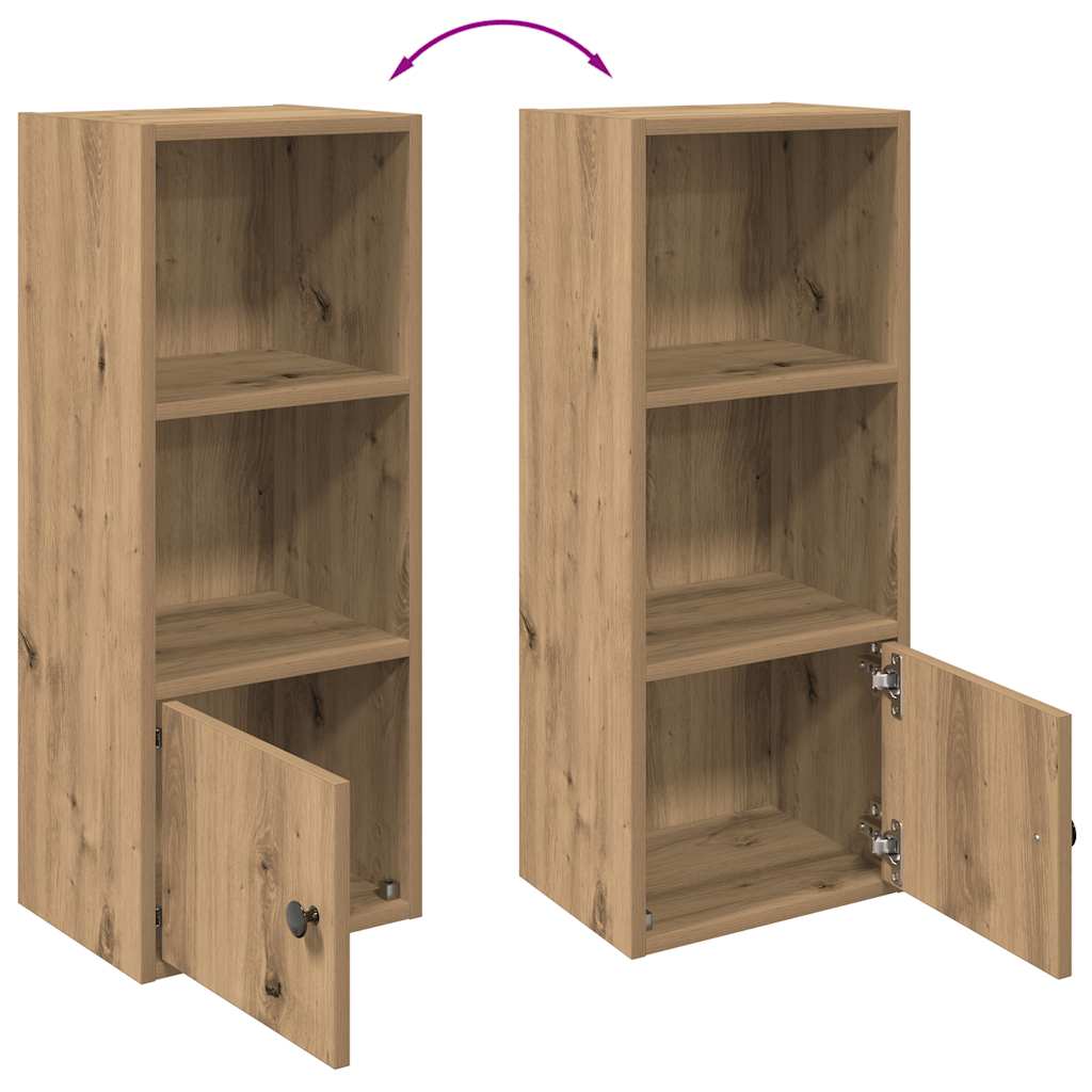 Libreria Rovere Artigianale 31x24x77 cm in Legno Multistrato | homemem39