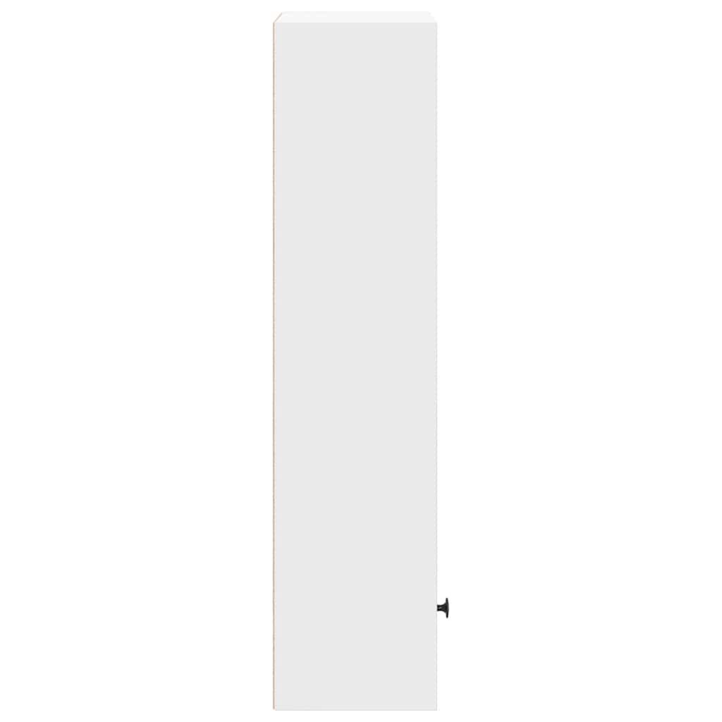 Libreria Bianca 31x24x102 cm in Legno Multistrato | homemem39