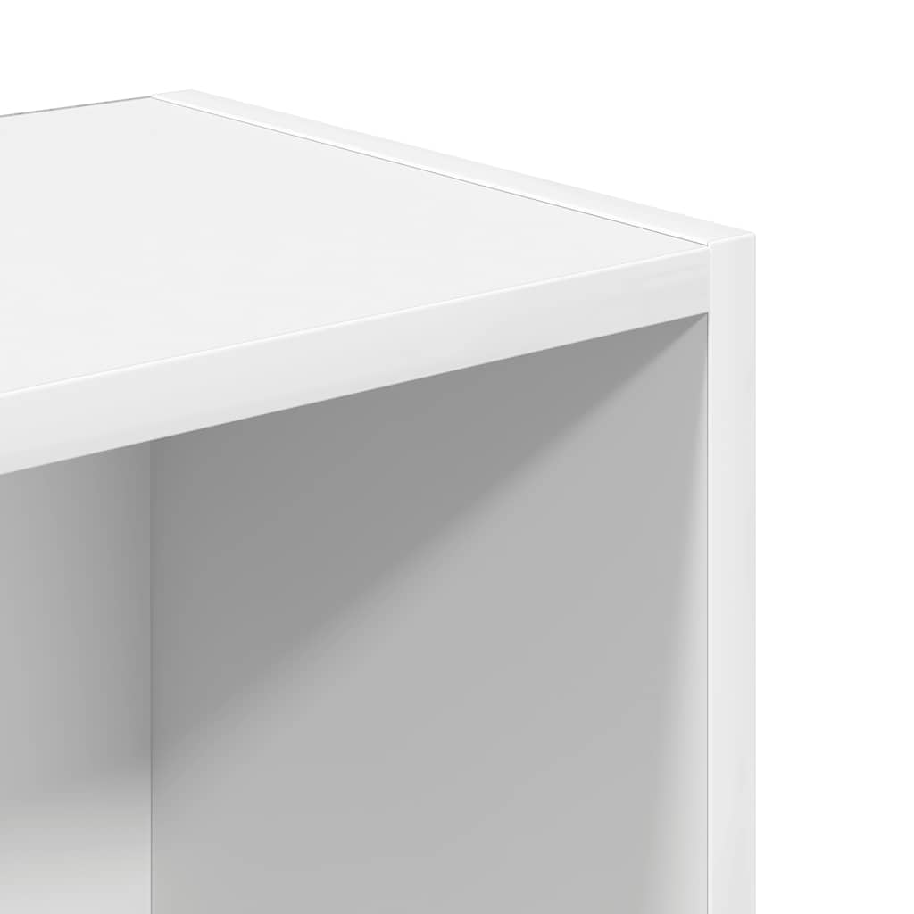 Libreria Bianca 31x24x102 cm in Legno Multistrato | homemem39