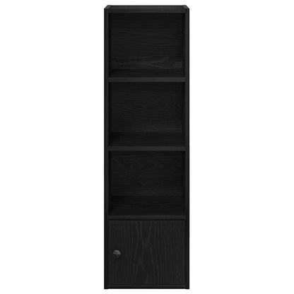 Libreria Rovere Nero 31x24x102 cm in Legno Multistrato