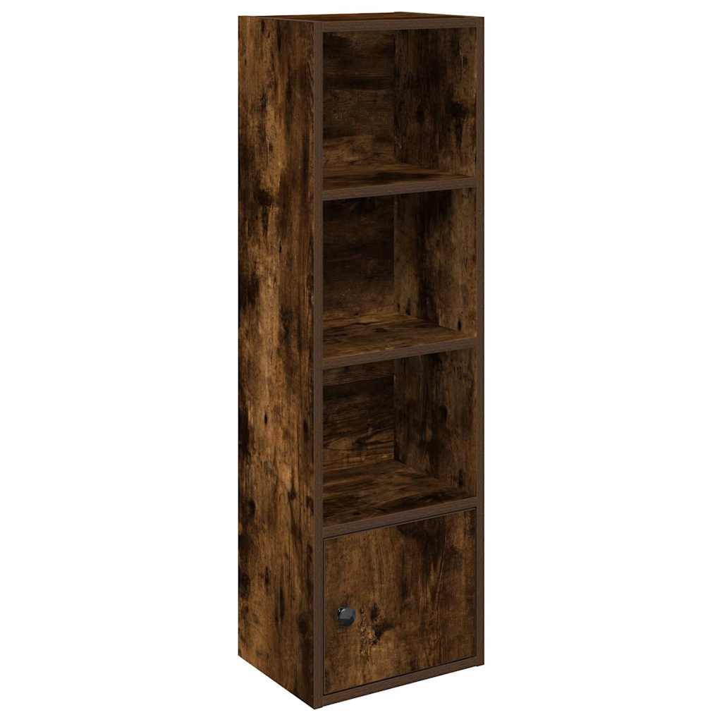 Libreria Rovere Fumo 31x24x102 cm in Legno Multistrato | homemem39