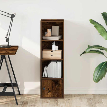 Libreria Rovere Fumo 31x24x102 cm in Legno Multistrato | homemem39
