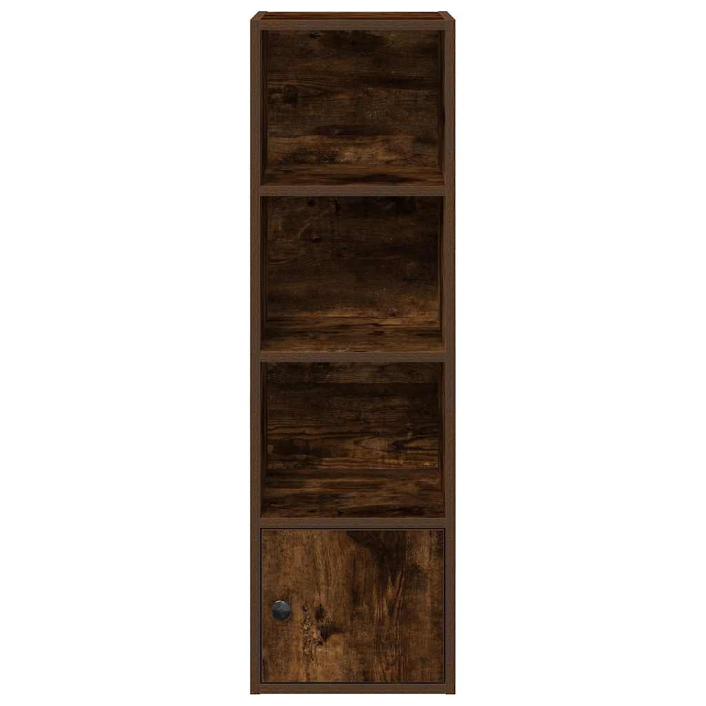 Libreria Rovere Fumo 31x24x102 cm in Legno Multistrato | homemem39
