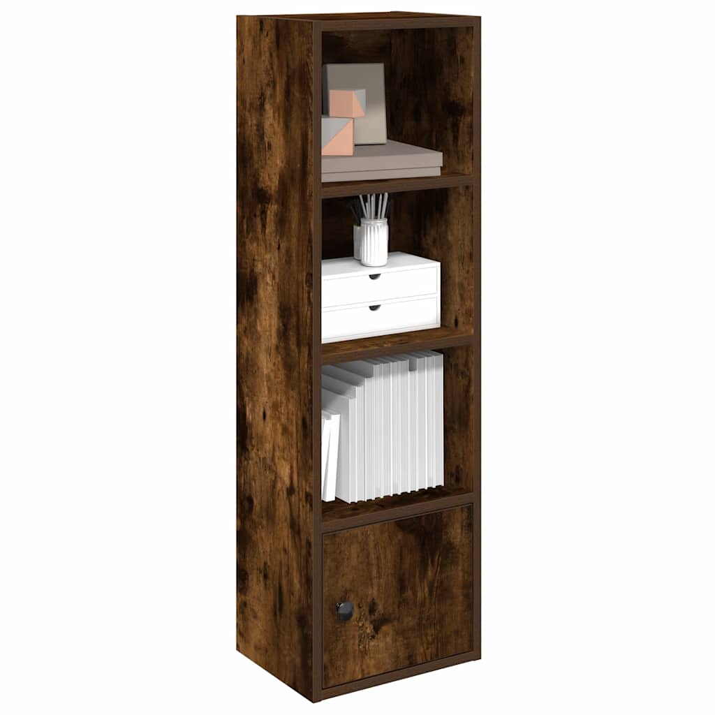 Libreria Rovere Fumo 31x24x102 cm in Legno Multistrato | homemem39