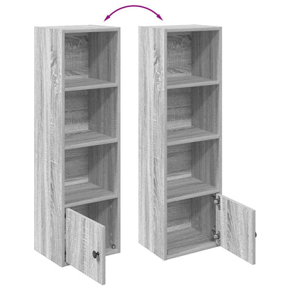 Libreria Grigio Sonoma 31x24x102 cm in Legno Multistrato | homemem39
