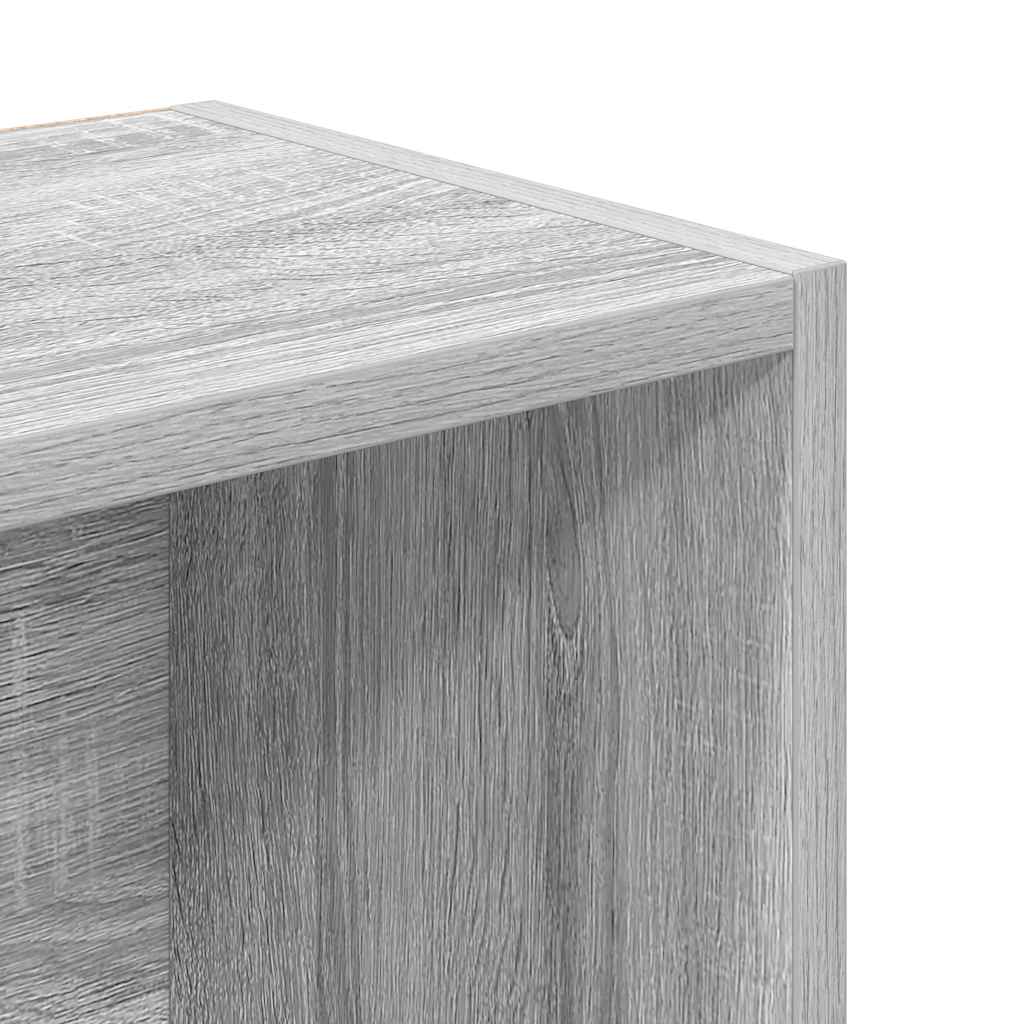 Libreria Grigio Sonoma 31x24x102 cm in Legno Multistrato | homemem39