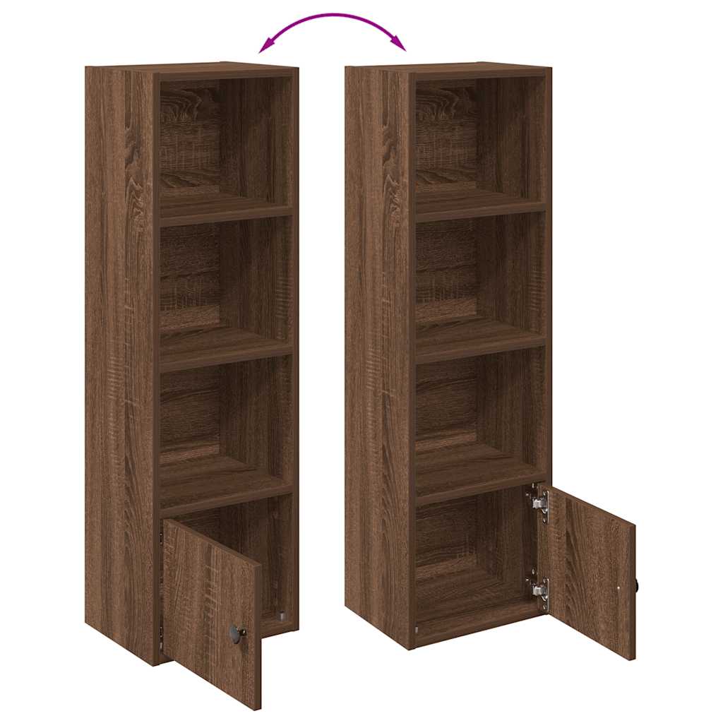 Libreria Rovere Marrone 31x24x102 cm in Legno Multistrato | homemem39