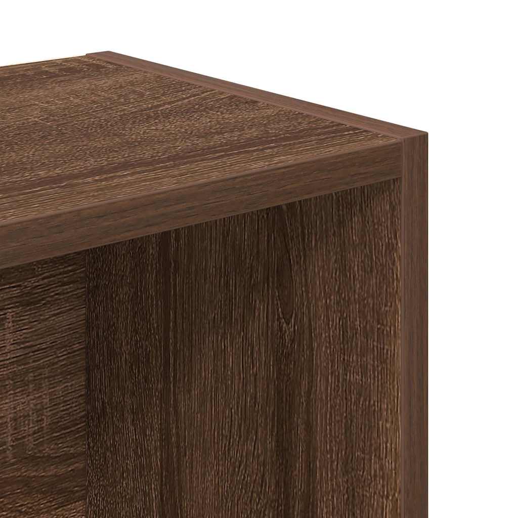 Libreria Rovere Marrone 31x24x102 cm in Legno Multistrato | homemem39