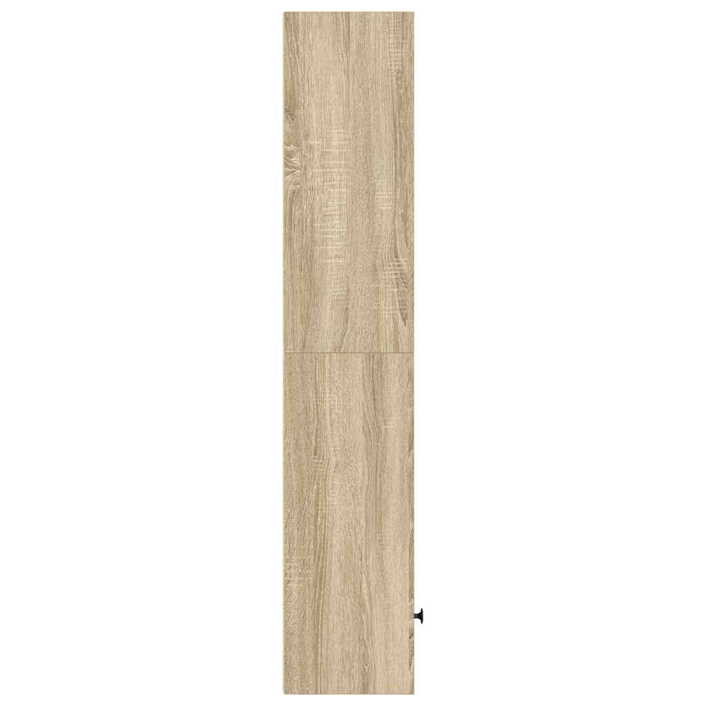 Libreria Rovere Sonoma 31x24x127 cm in Legno Multistrato | homemem39
