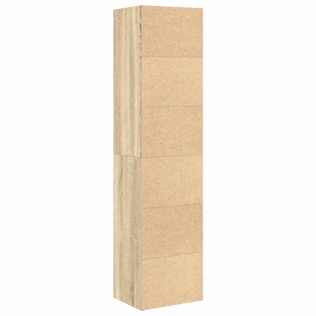 Libreria Rovere Sonoma 31x24x127 cm in Legno Multistrato | homemem39