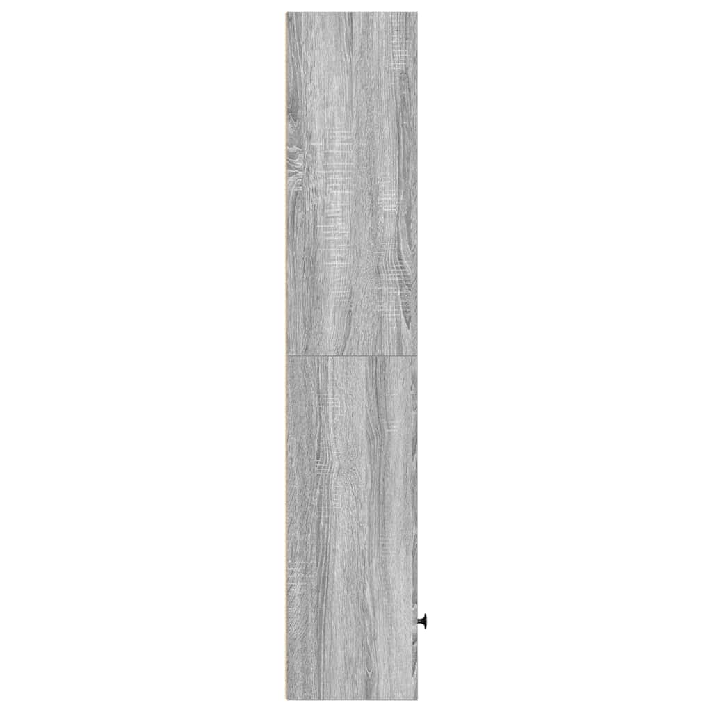 Libreria Grigio Sonoma 31x24x127 cm in Legno Multistrato | homemem39