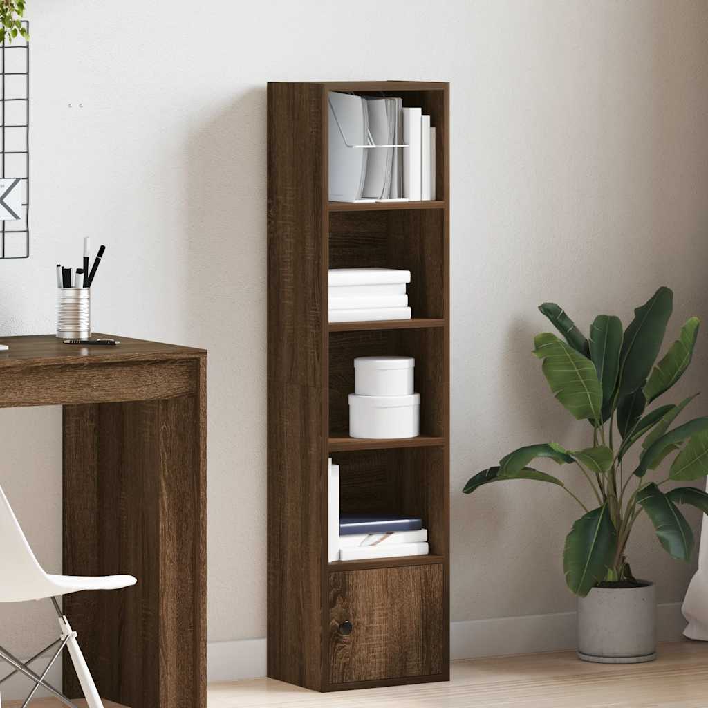 Libreria Rovere Sonoma 31x24x127 cm in Legno Multistrato | homemem39