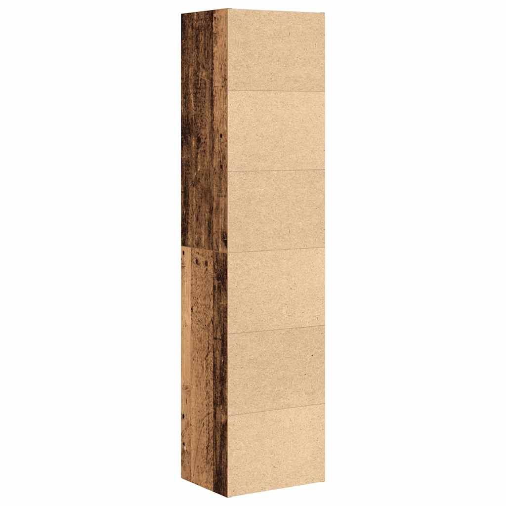 Libreria Legno Vecchio 31x24x127 cm in Legno Multistrato | homemem39