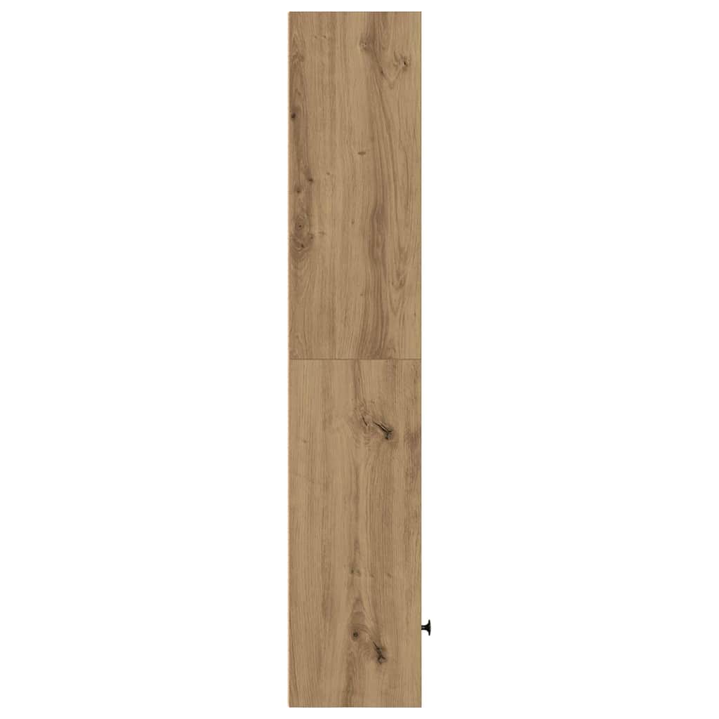 Libreria Rovere Artigianale 31x24x127 cm in Legno Multistrato | homemem39