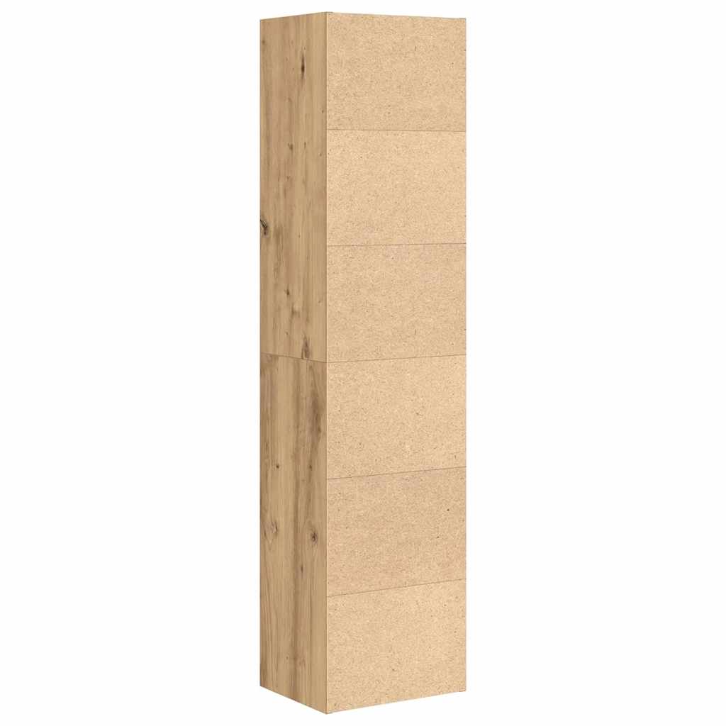 Libreria Rovere Artigianale 31x24x127 cm in Legno Multistrato | homemem39