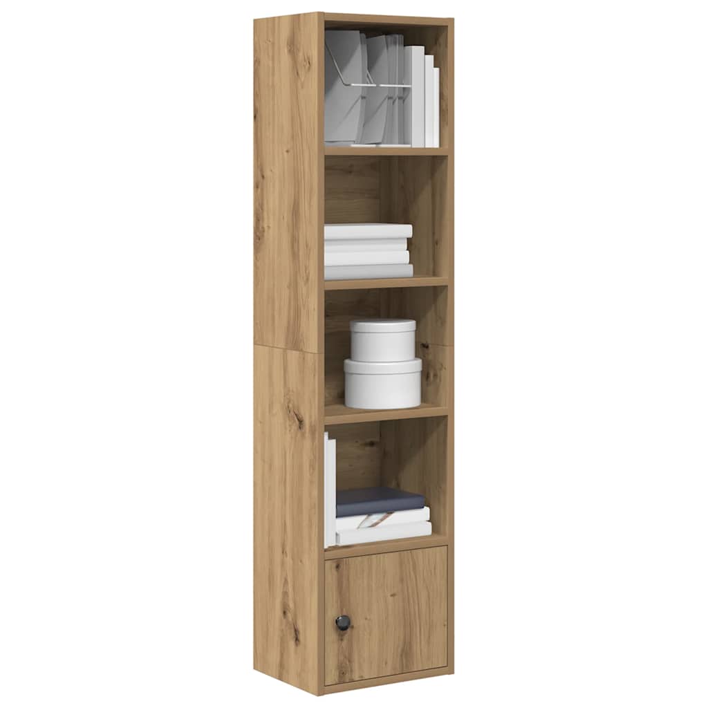 Libreria Rovere Artigianale 31x24x127 cm in Legno Multistrato | homemem39