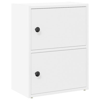 Libreria Bianca 40x24x52 cm in Legno Multistrato | homemem39