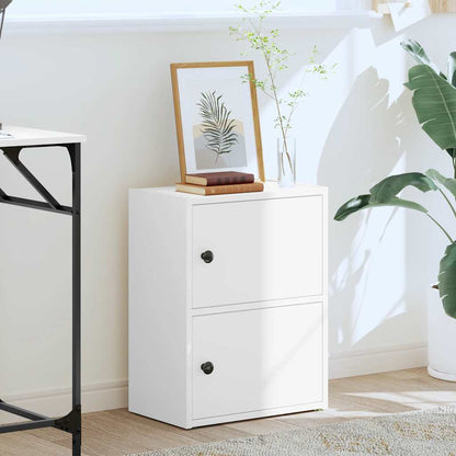 Libreria Bianca 40x24x52 cm in Legno Multistrato | homemem39