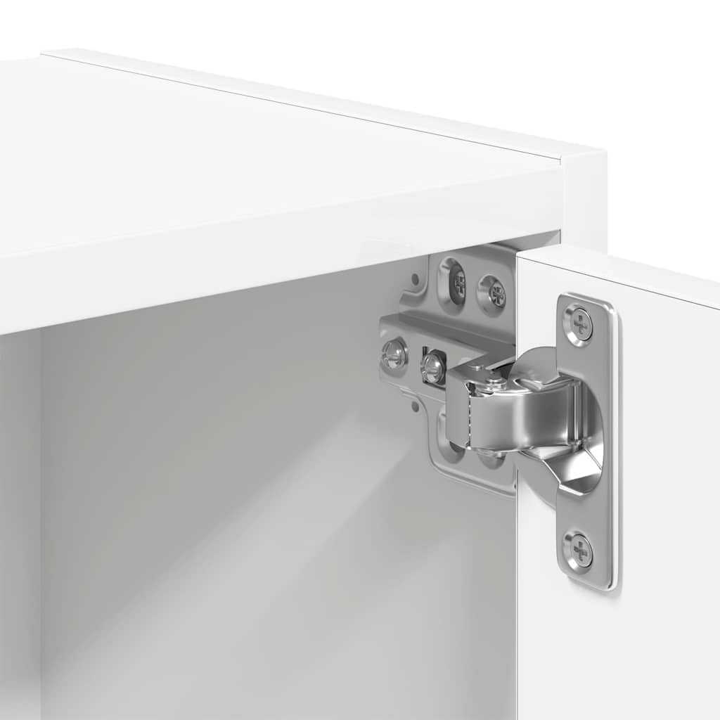 Libreria Bianca 40x24x52 cm in Legno Multistrato | homemem39