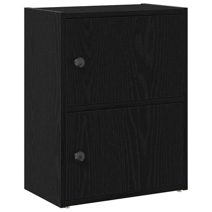 Libreria Rovere Nero 40x24x52 cm in Legno Multistrato | homemem39
