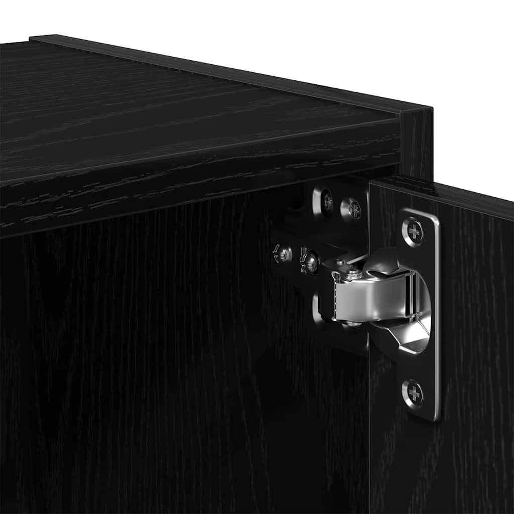 Libreria Rovere Nero 40x24x52 cm in Legno Multistrato | homemem39