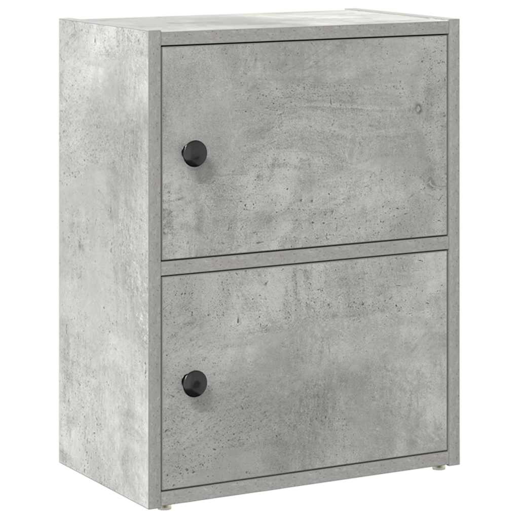 Libreria Grigio Cemento 40x24x52 cm in Legno Multistrato | homemem39