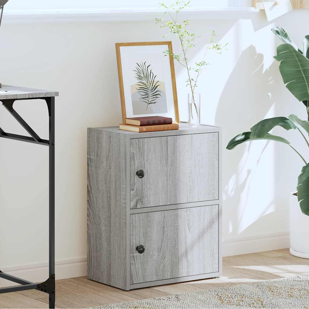 Libreria Grigio Sonoma 40x24x52 cm in Legno Multistrato | homemem39