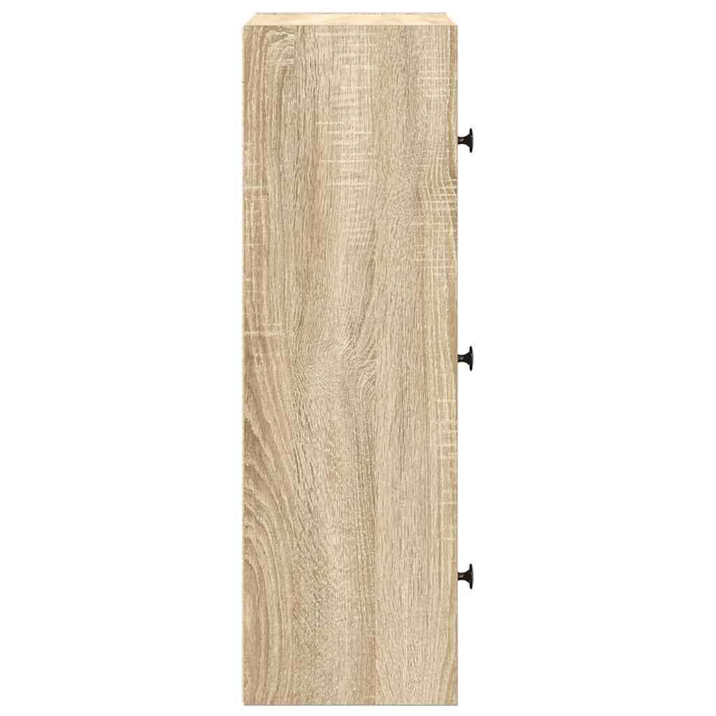 Libreria Rovere Sonoma 40x24x77 cm in Legno Multistrato | homemem39
