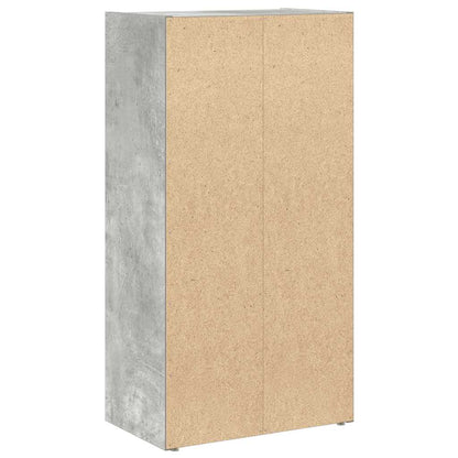 Libreria Grigio Cemento 40x24x77 cm in Legno Multistrato | homemem39