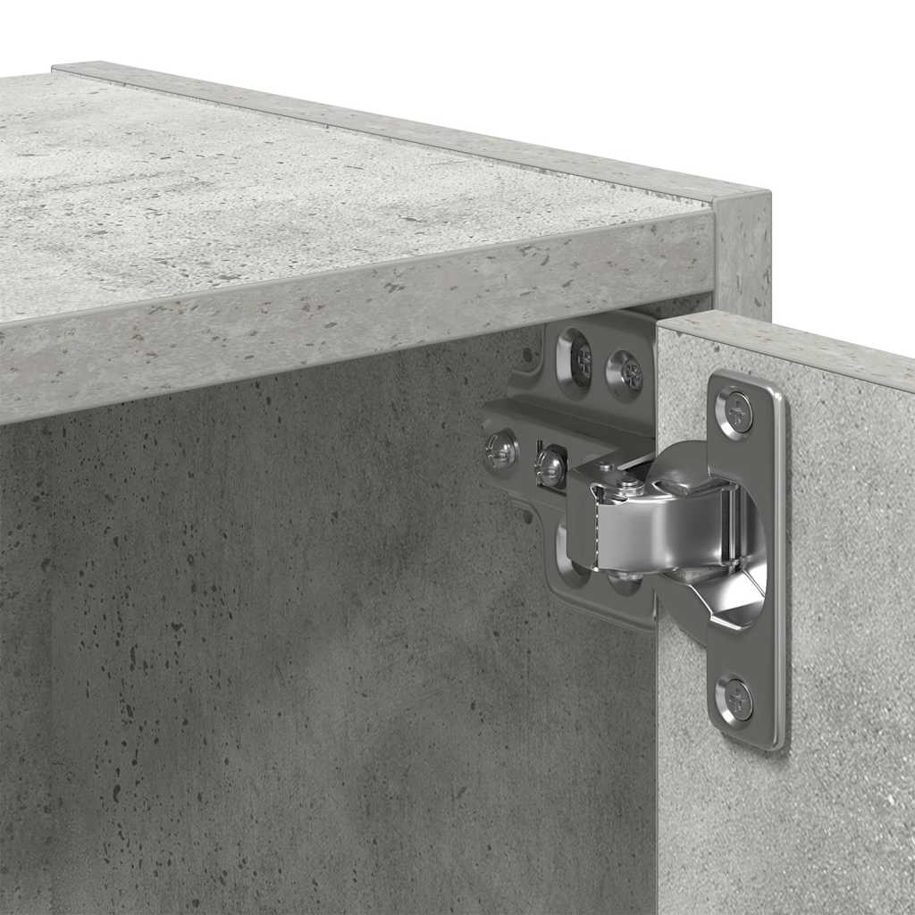 Libreria Grigio Cemento 40x24x77 cm in Legno Multistrato | homemem39