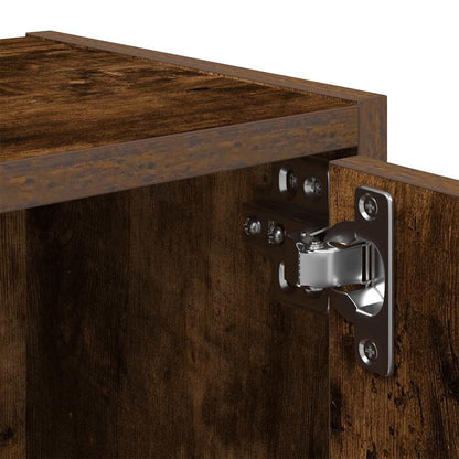 Libreria Rovere Fumo 40x24x77 cm in Legno Multistrato | homemem39