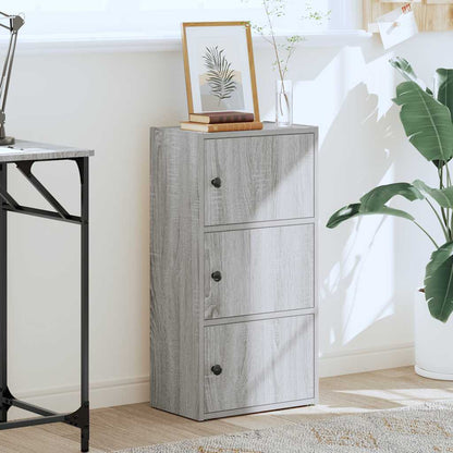 Libreria Grigio Sonoma 40x24x77 cm in Legno Multistrato | homemem39