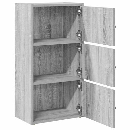 Libreria Grigio Sonoma 40x24x77 cm in Legno Multistrato | homemem39