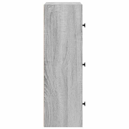 Libreria Grigio Sonoma 40x24x77 cm in Legno Multistrato | homemem39