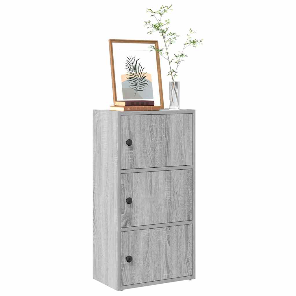 Libreria Grigio Sonoma 40x24x77 cm in Legno Multistrato | homemem39