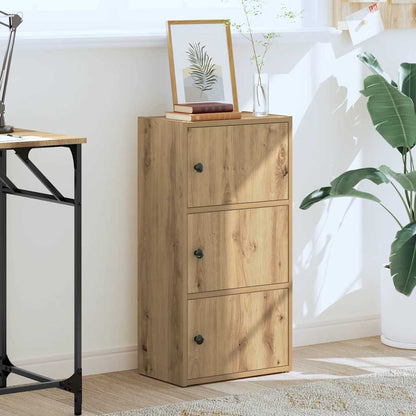 Libreria Rovere Artigianale 40x24x77 cm in Legno Multistrato | homemem39