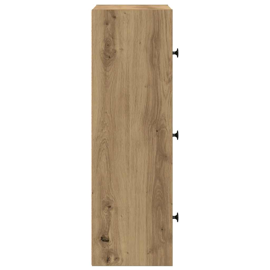 Libreria Rovere Artigianale 40x24x77 cm in Legno Multistrato | homemem39