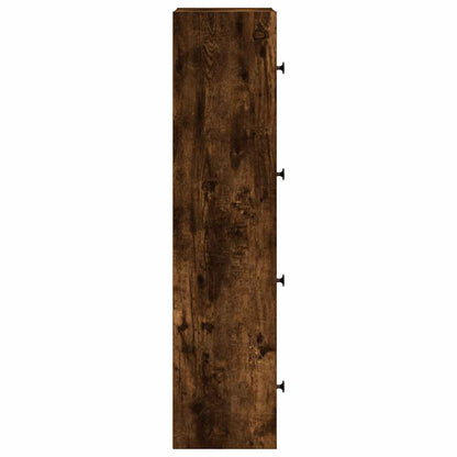 Libreria Rovere Fumo 40x24x102 cm in Legno Multistrato | homemem39