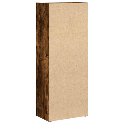 Libreria Rovere Fumo 40x24x102 cm in Legno Multistrato | homemem39