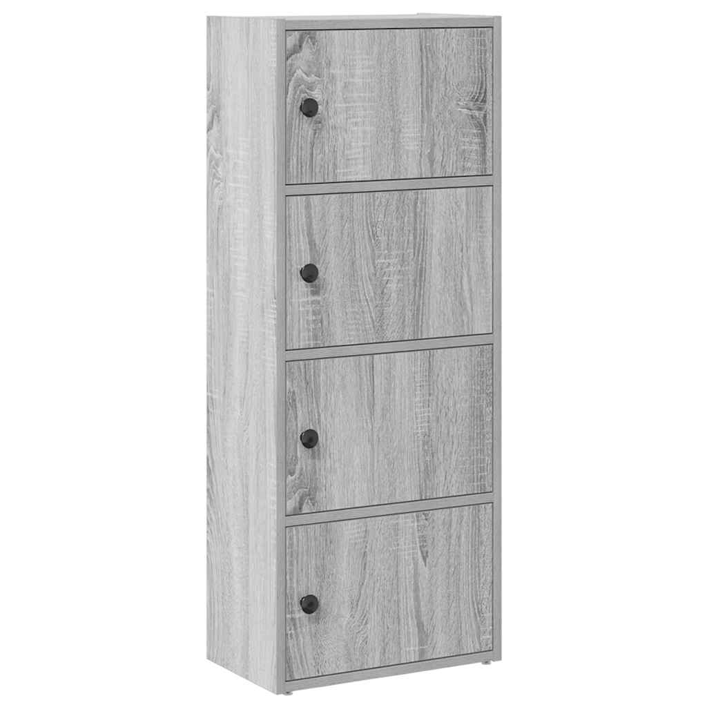 Libreria Grigio Sonoma 40x24x102 cm in Legno Multistrato | homemem39