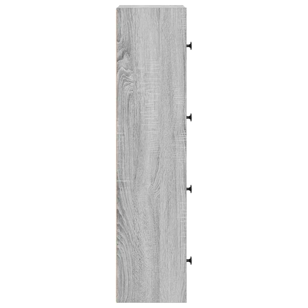 Libreria Grigio Sonoma 40x24x102 cm in Legno Multistrato | homemem39