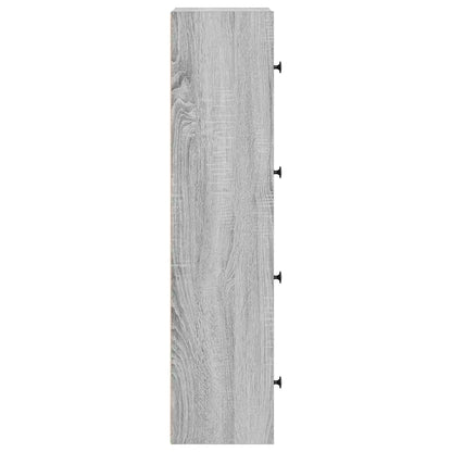 Libreria Grigio Sonoma 40x24x102 cm in Legno Multistrato | homemem39