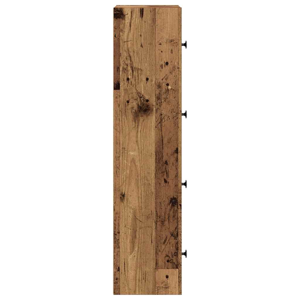 Libreria Legno Vecchio 40x24x102 cm in Legno Multistrato | homemem39