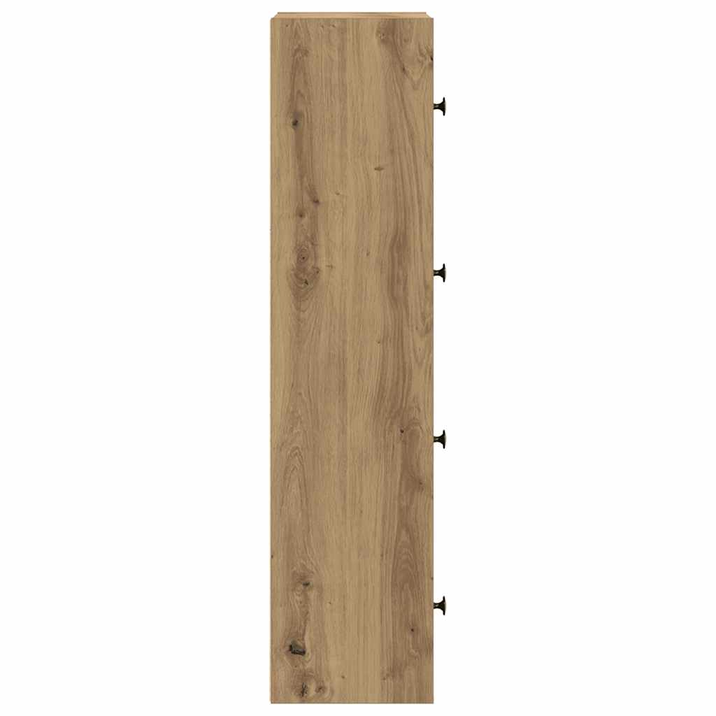 Libreria Rovere Artigianale 40x24x102 cm in Legno Multistrato | homemem39