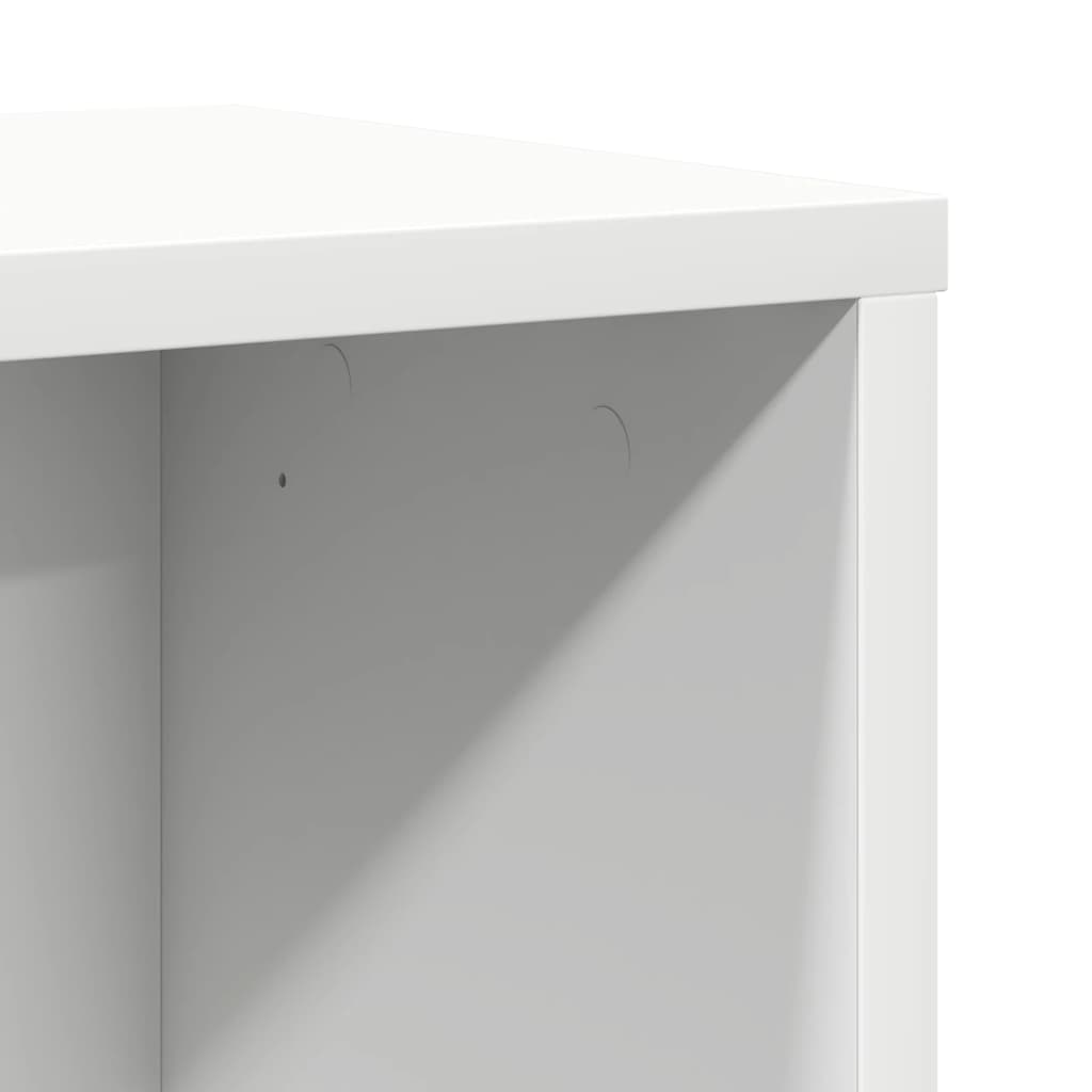 Libreria Bianca 60x24x76,5 cm in Legno Multistrato | homemem39