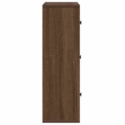 Libreria Rovere Marrone 60x24x76,5 cm in Legno Multistrato | homemem39