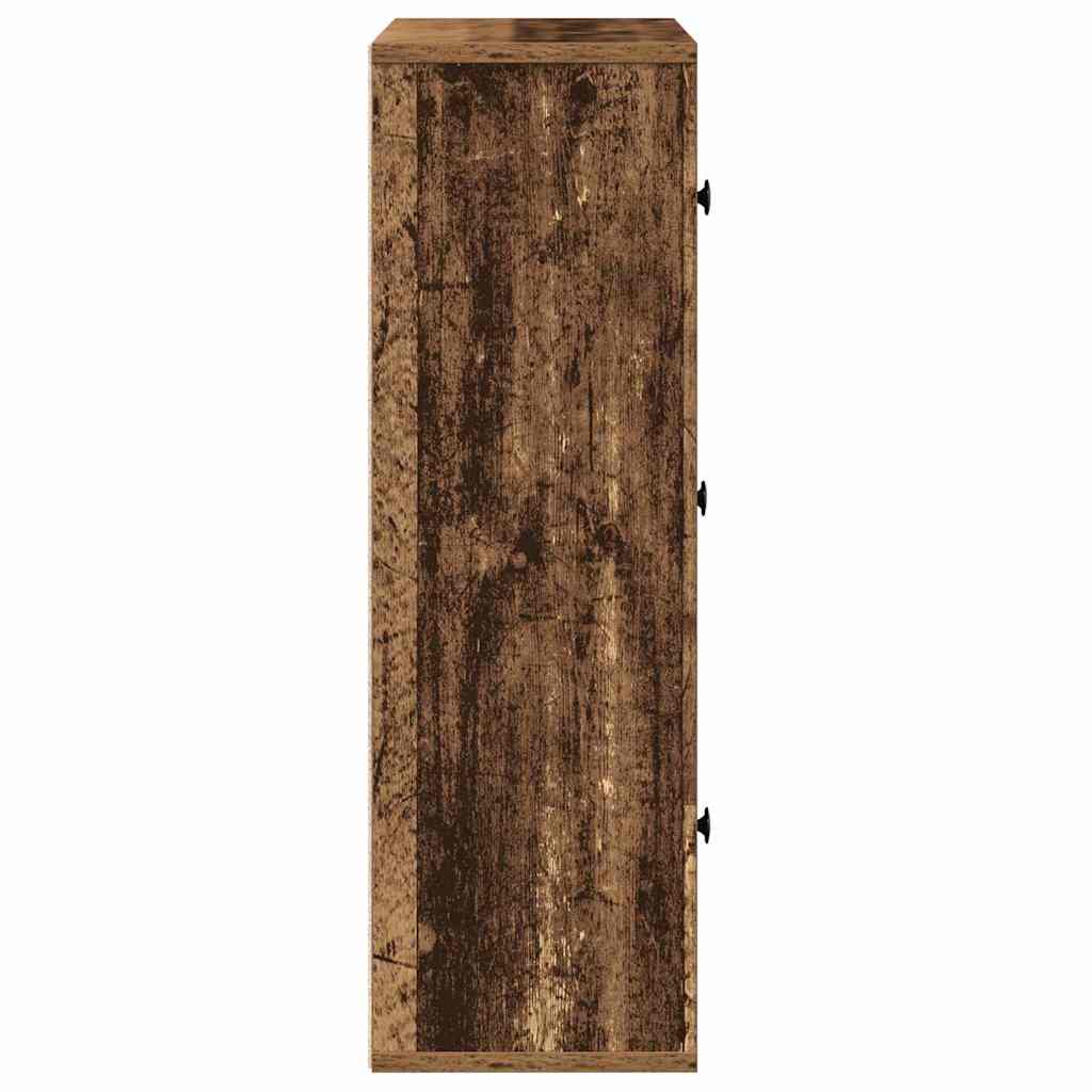 Libreria Legno Vecchio 60x24x76,5 cm in Legno Multistrato | homemem39