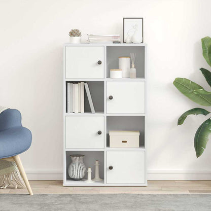 Libreria Bianca 60x24x101,5 cm in Legno Multistrato | homemem39