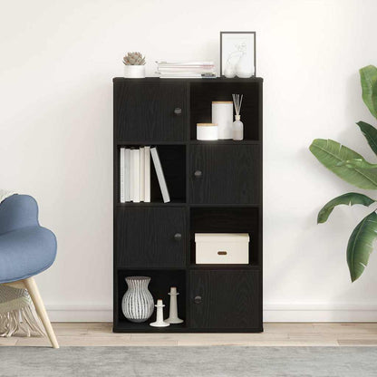 Libreria Rovere Nero 60x24x101,5 cm in Legno Multistrato | homemem39
